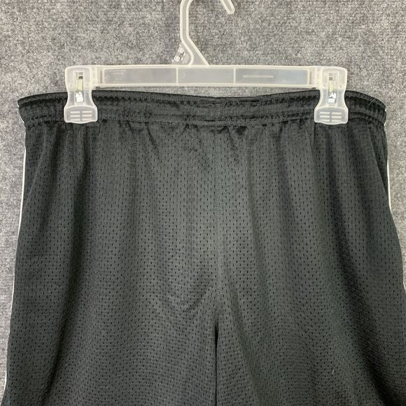 Nike Athletic Shorts Women Medium Running Curved Hem Mesh Stripe Side Lined - Picture 6 of 9